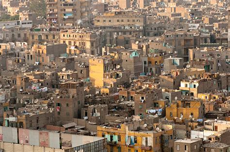 cairo egypt slums.